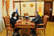 Рабочая встреча Н. Бабкиной с Главой Чувашии М. Игнатьевым