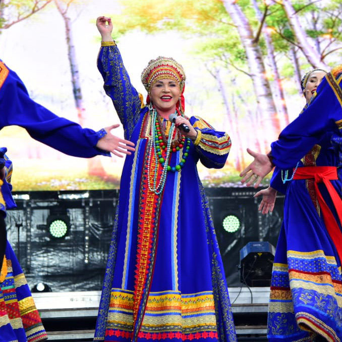 Выступление участников Всероссийского фестиваля-марафона «Песни России» в Уфе было посвящено Дню России и Дню города